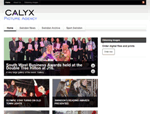 Tablet Screenshot of calyxpix.com